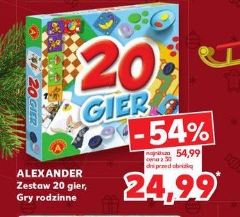 Zestaw 20 gier Aleksander promocja