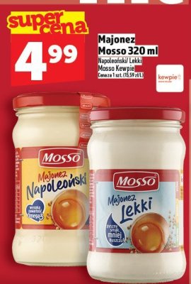 Majonez Mosso 320 ml Napoje/Lekki promocja w TOPAZ