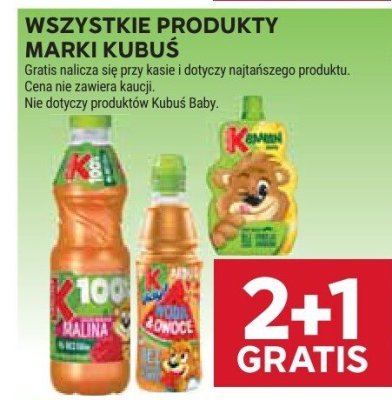 Wszystkie produkty 2+1 GRATIS promocja w Stokrotka