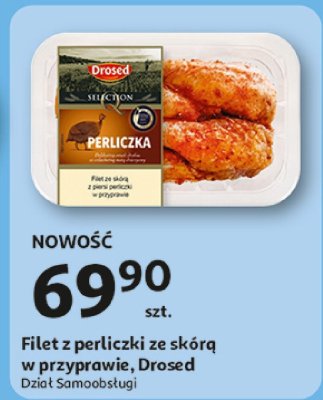 Filet z perliczki ze skórą w przyprawie, Drosed promocja w Auchan