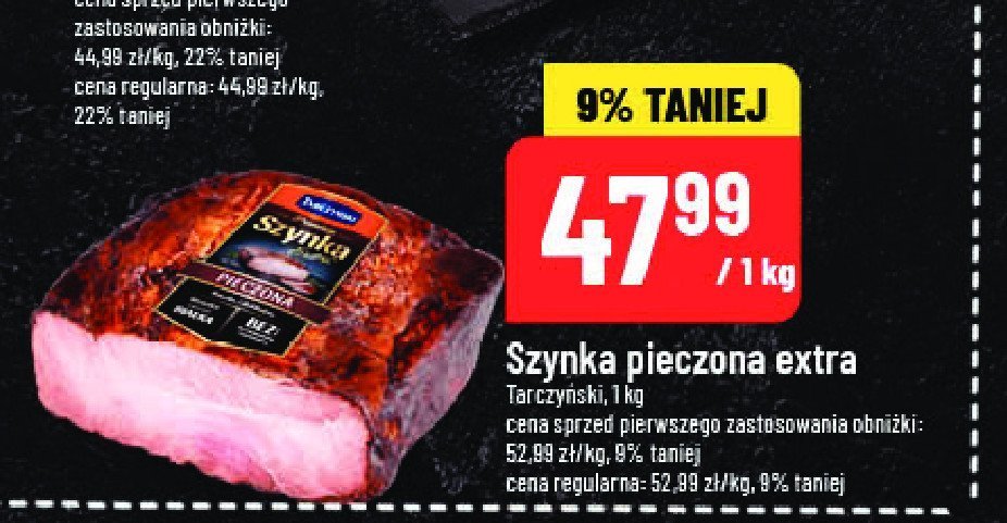Szynka z pieca Tarczy艅ski promocja