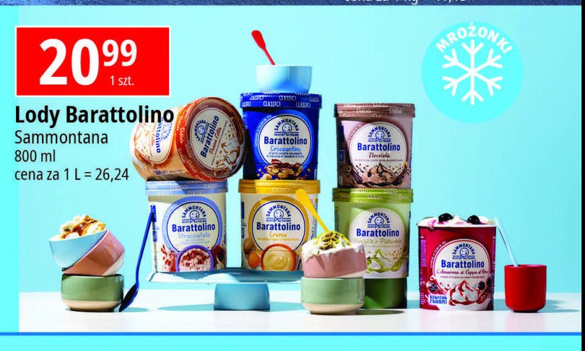 Lody crema BARATTOLINO promocja w ABC