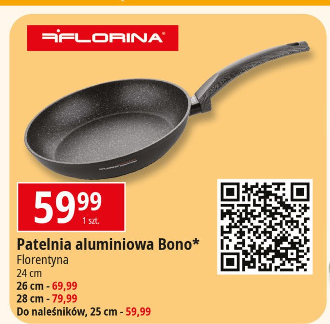 Patelnia bono 26 cm Florina (florentyna) promocja