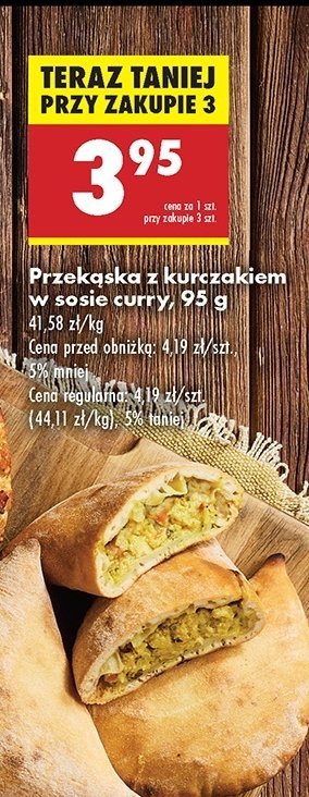 Przekąska z kurczakiem i curry promocja w Biedronka