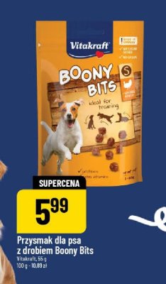 Przysmak dla psa z drobiem Boony Bits promocja w POLOmarket