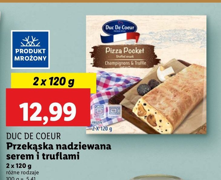 Pizza deli pocket Duc de coeur promocja