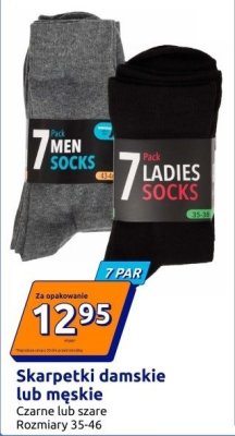 Skarpetki damskie lub męskie Kaytan 7 par promocja w Action