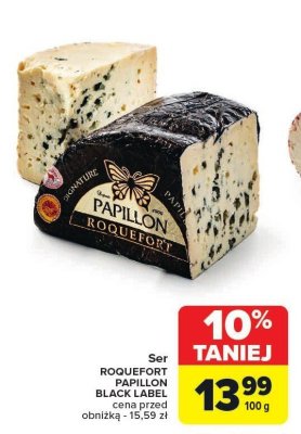 Ser Roquefort Black Label Papillon promocja