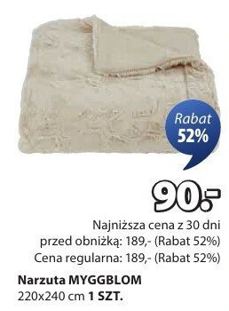 Narzuta MYGGBLOM promocja w Jysk