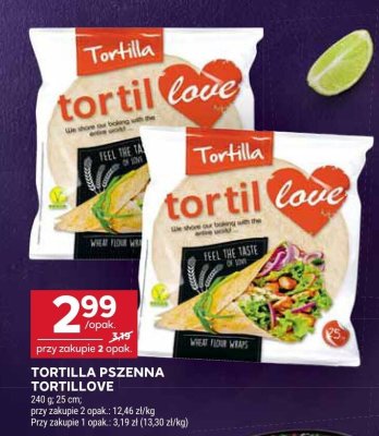 Tortilla pszenna  promocja w Stokrotka
