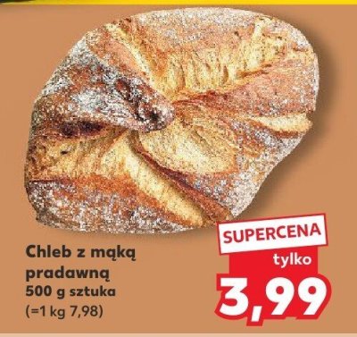 Chleb z mąką prażdawną promocja w Kaufland