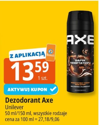Dezodorant Axe Unilever promocja w Leclerc