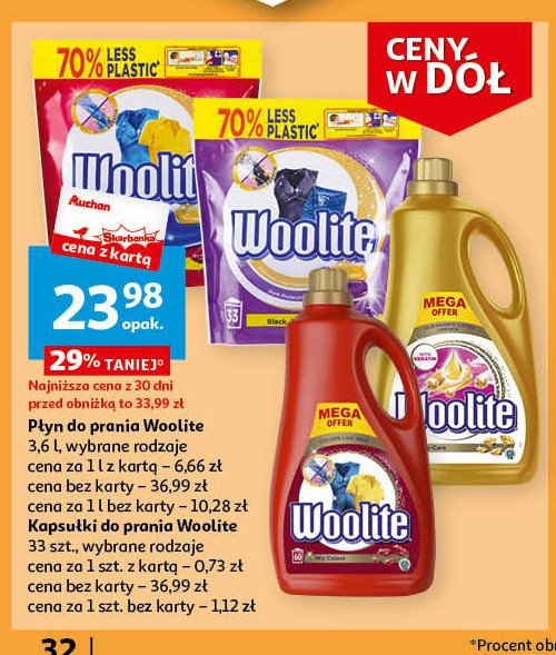 Tabletki do prania Woolite mix colors promocja