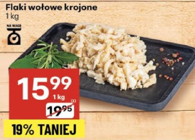 Flaki wołowe krojone promocja w Delikatesy Centrum