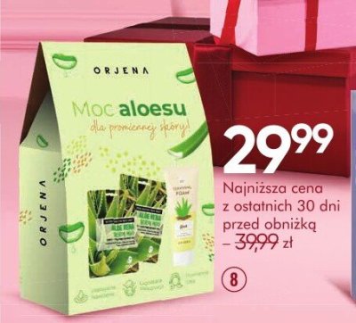 Zestaw ORJENA maski na tkaninie 2 szt. + pianka do mycia twarzy 180 ml promocja w Super-Pharm