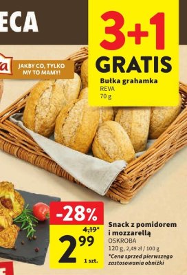 Bułka grahamka REVA promocja w Intermarche
