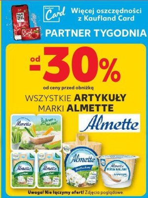 Wszystkie artykuły marki Almette OD -30% promocja w Kaufland