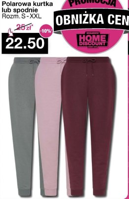 Polarowa kurtka lub spodnie damskie promocja w Woolworth