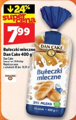 Bułeczki mleczne Dan Cake 400 g promocja w TOPAZ
