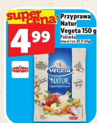 Przyprawa Natur Vegeta 150 g Podravka promocja w TOPAZ