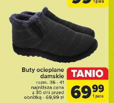 Buty damskie ocieplane promocja