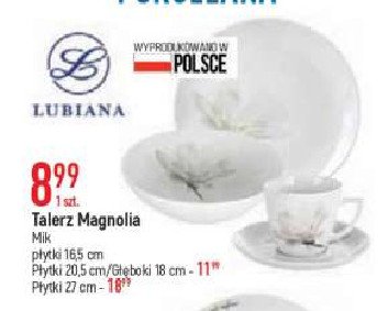 Talerz p艂ytki magnolia 16.5 cm Lubiana promocja