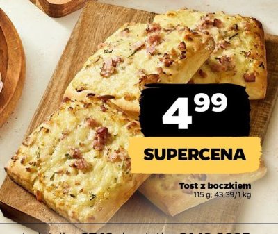 Tost z boczkiem promocja w Netto
