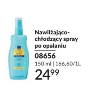 Spray nawilżająco-chłodzący po opalaniu promocja w AVON