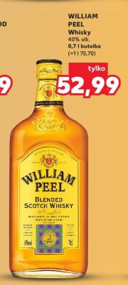 Whisky William Peel promocja w Kaufland