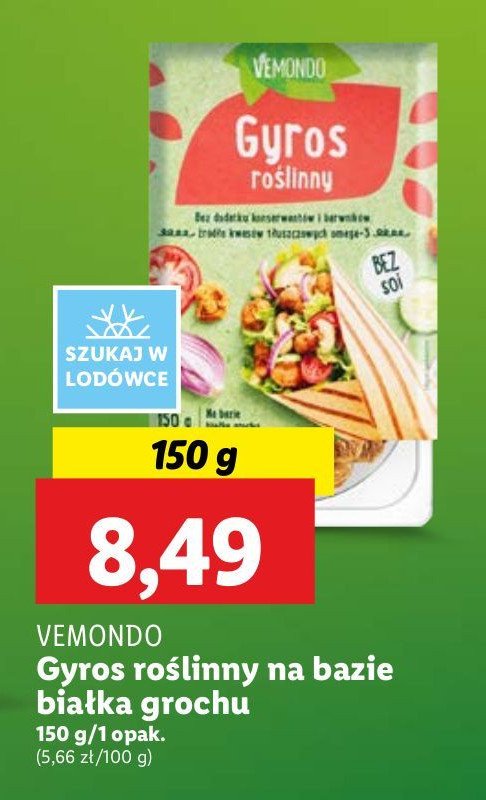 Gyros roślinny Vemondo promocja