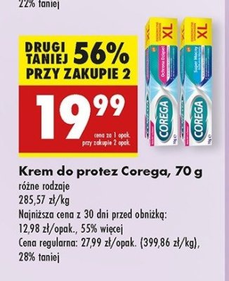 Krem mocuj膮cy do protez Corega ochrona dzi膮se艂 promocja