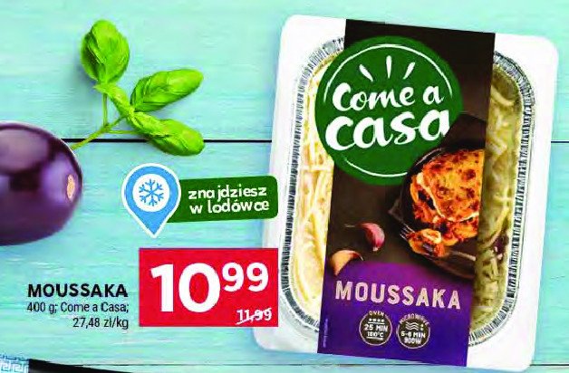 Moussaka Come a casa promocja