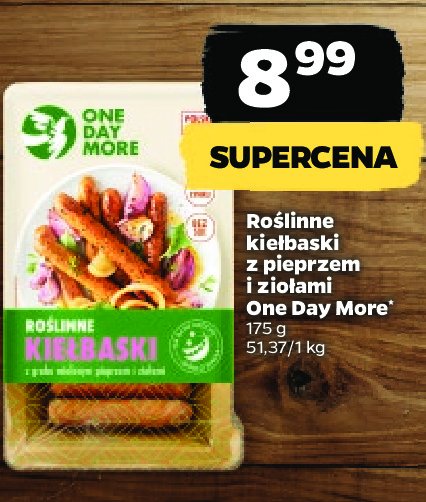 Kie艂baski z pieprzem i zio艂ami One day more promocja