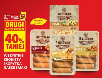 Krokiety z marką i pieczarkami Nasze Smaki promocja w Biedronka