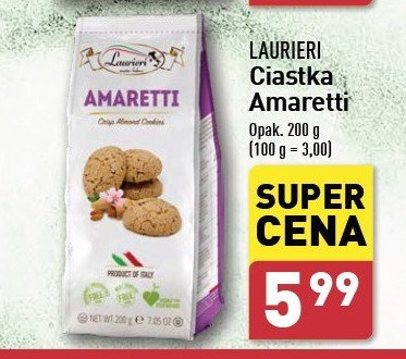 Ciastka amaretti LAURIERI promocja