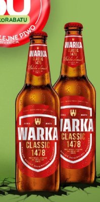 Piwo Warka Classic 1478 promocja w Żabka