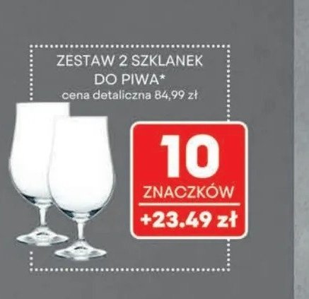 Szklanka do piwa promocja w Intermarche