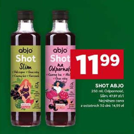 Shot slim Abjo promocja w Stokrotka