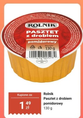 Pasztet z drobiem pomidorowy promocja w Dino