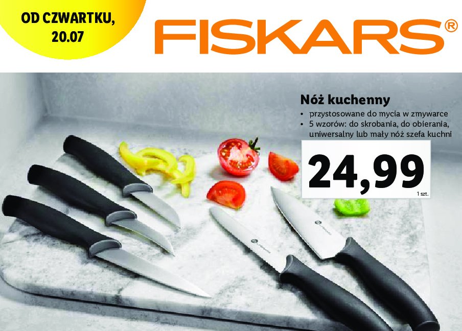 Nóź uniwersalny Fiskars promocja