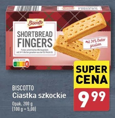 Ciastka szkockie Biscotto promocja