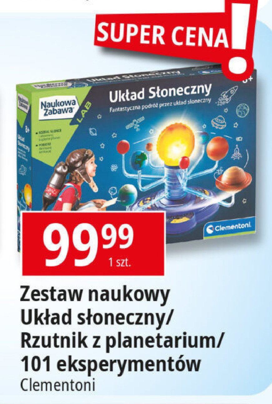 Naukowa zabawa "uk艂ad s艂oneczny" Clementoni promocja