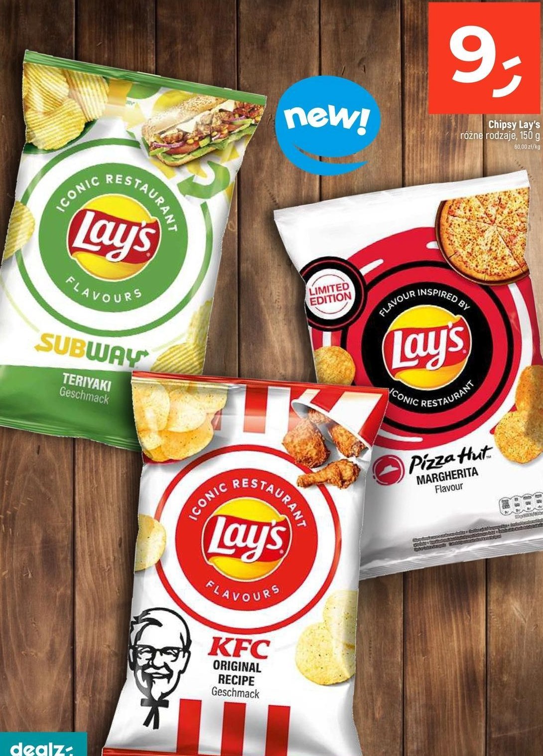 Chipsy pizza hut Lay's Frito lay lay's promocja