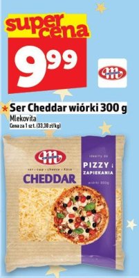 Ser Cheddar wiórki 300 g Mlekovita promocja w TOPAZ