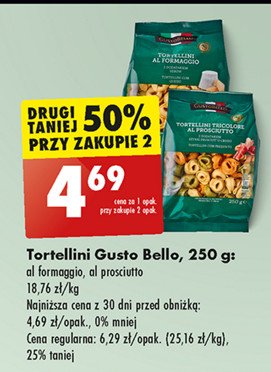 Tortellini z serem Gustobello promocja w Biedronka