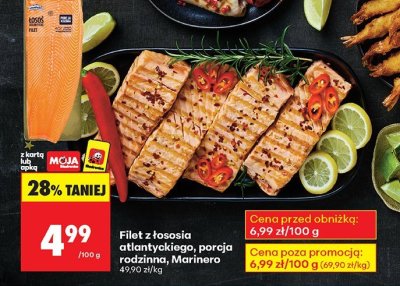 Filet z łososia atlantyckiego, porcja rodzinna promocja w Biedronka