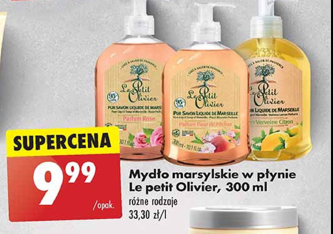 Mydło rózane Le petit olivier promocja