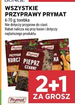Wszystkie przyprawy Prymat różne rodzaje promocja w Stokrotka