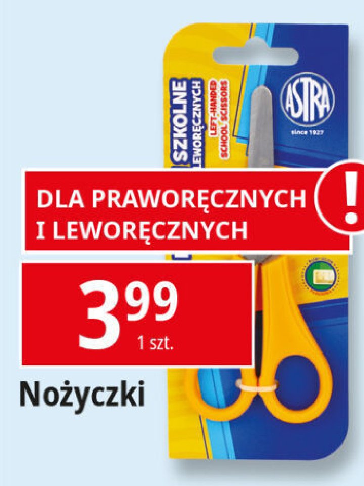 Nożyczki szkolne Astra promocja