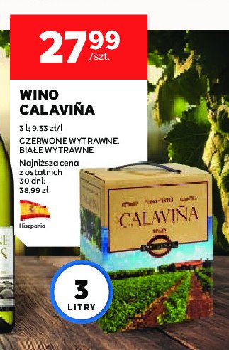 Wino Calavina promocja w Stokrotka